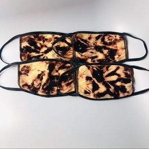 Bleached Cotton Washable Black New Face Ma…